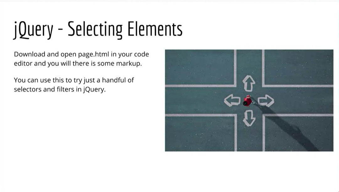 jQuery - Selecting Elements.