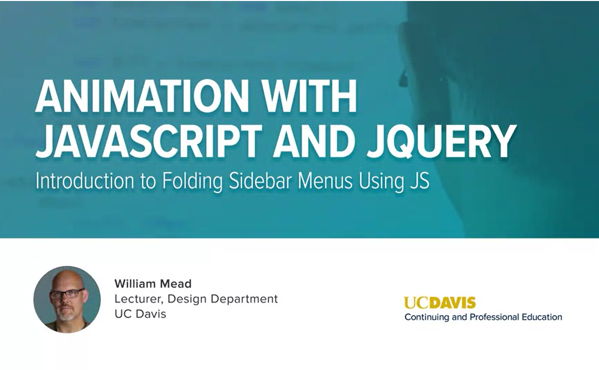 Intro to Folding Sidebar Menu Using JS.