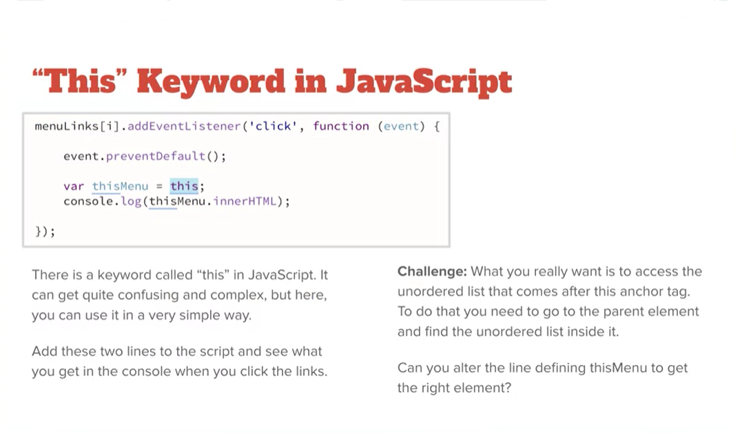 'This' Keyword in JavaScript.