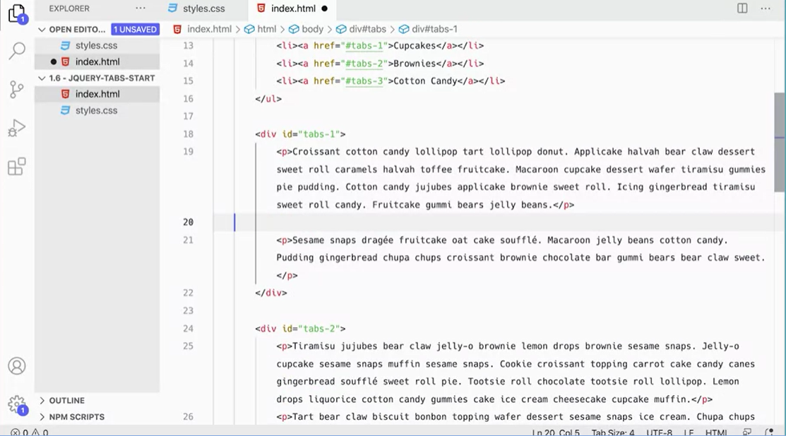 Remove example-1 and example-2.