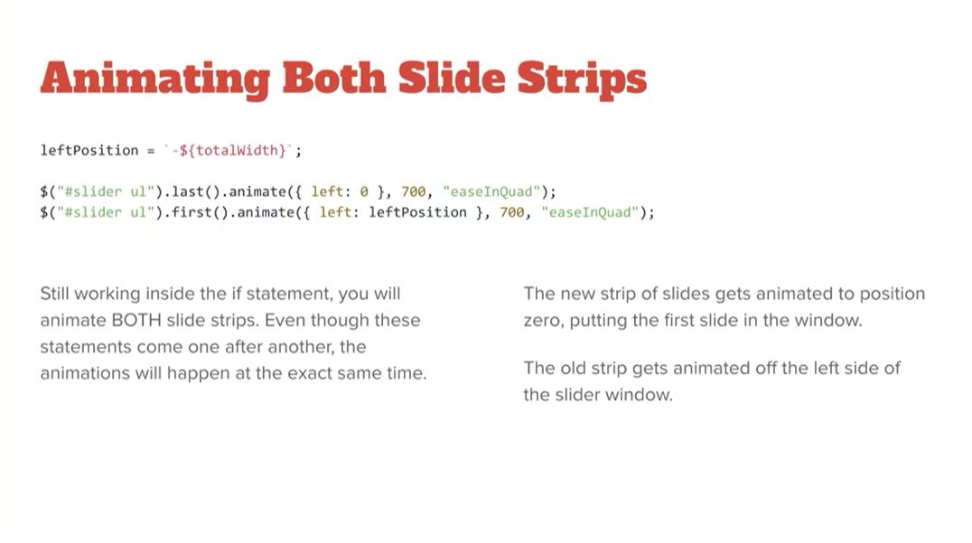 Example, Animating Both Slide Strips.