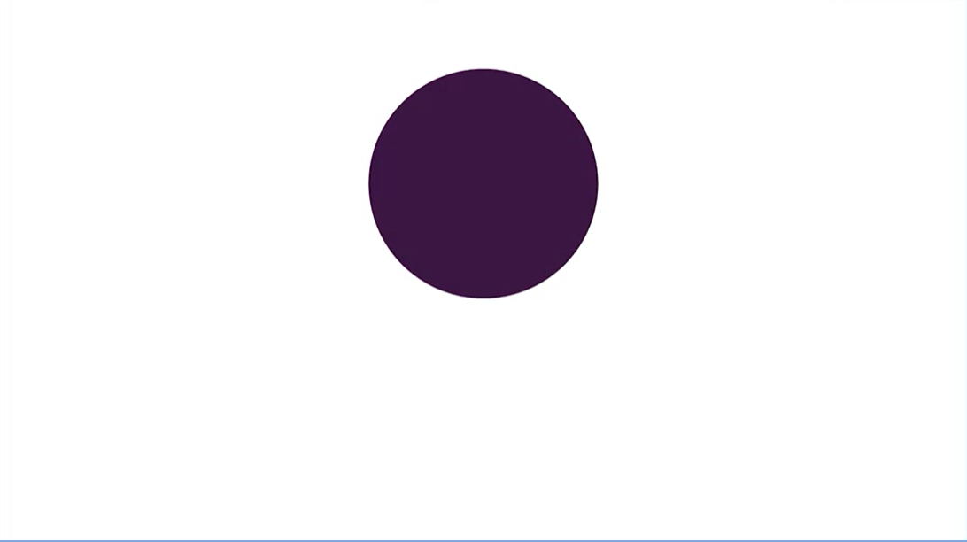 Largish purple dot.